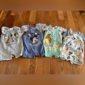 Disney Baby Overalls - Size 12 Months